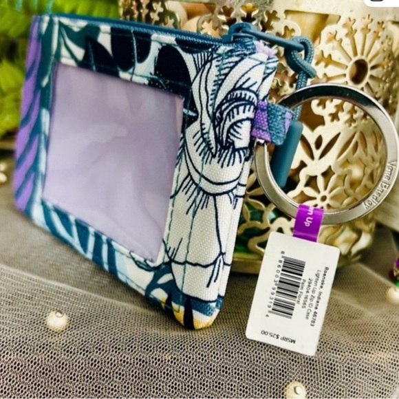 *NWT* Vera Bradley Floral Key Ring ID Holder - Picture 2 of 11